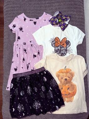 Toddler Girls 5T Halloween Bundle Variety Pack